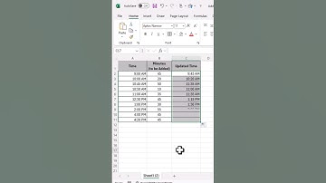 How to Add Minutes to the Time in Excel | Excel Shorts