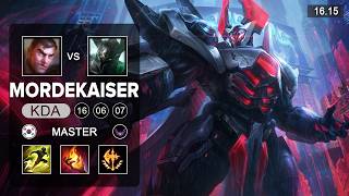 Mordekaiser vs Jayce Top - KR Master - Patch 16.15 Season 16