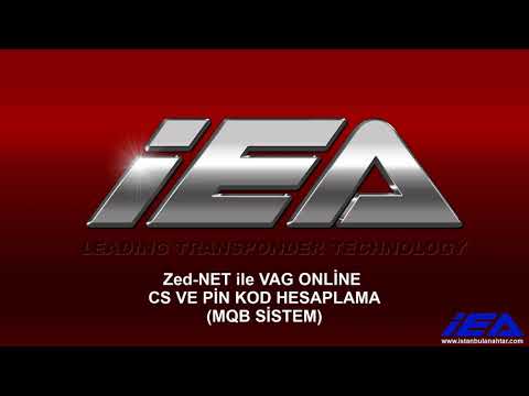 Zed-NET ile VAG ONLİNE CS VE PİN KOD HESAPLAMA