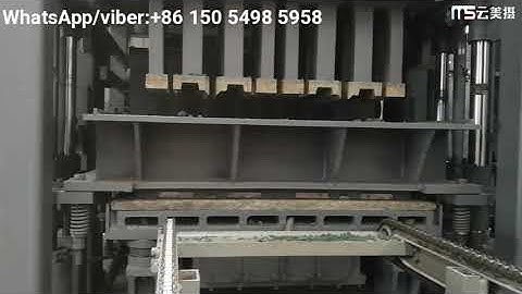 Qt 5-15 automatic hollow interlock brick machine