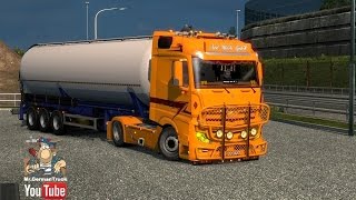 [ETS2 v1.23] Mercedes Actros MP4 *Mega Mod* + Cabin DLC