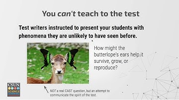 CAST 101: The California Science Test to assess the Next Generation Science Standards (NGSS)