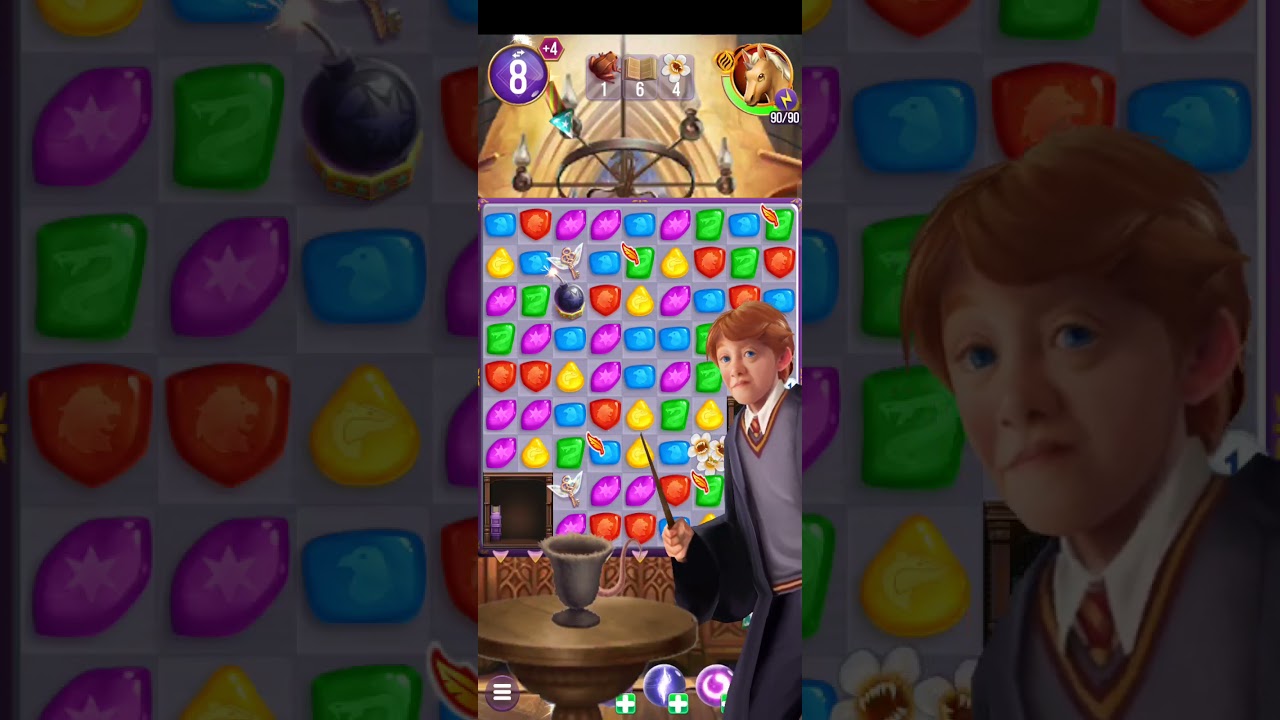Harry Potter: Puzzles & Spells level 1654 no boosters