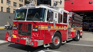 ⭐️ FIRST VIDEO ⭐️ BRAND NEW FDNY Engine 40 RESPONDING