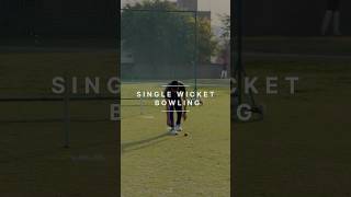 Fast Bowling Drill Single Wicket