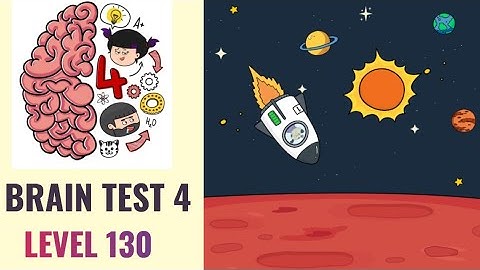 🧠 Brain Test 4 Level 130 | Astrodog must do a safe landing on Mars | Walkthrough