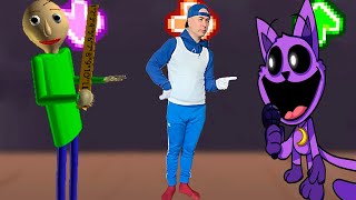 FNF Character Test | Gameplay VS Real Life | Baldi, Sonic, Catnap