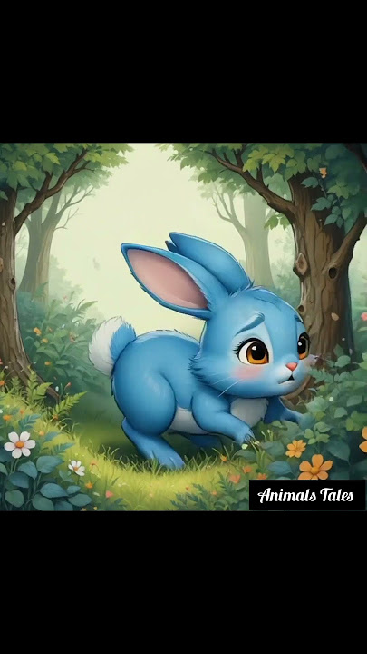Download lagu Blue Rabbit Lost in the Forest 🐰 |Heart Touching Animal Story | Moral Story for Kids #childrenstory
