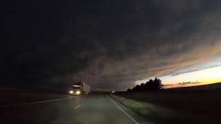 Lightning Storm on U.S. Route 85 in Wyoming