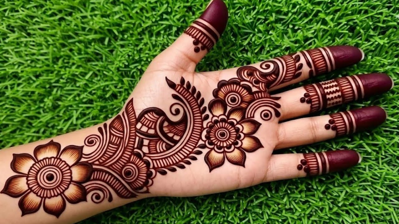 Simple Unique style mehndi design || Mehndi Ka Design || Mehndi design ||