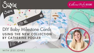 DIY Baby Milestone Cards with Catherine Pooler's NEW Collection