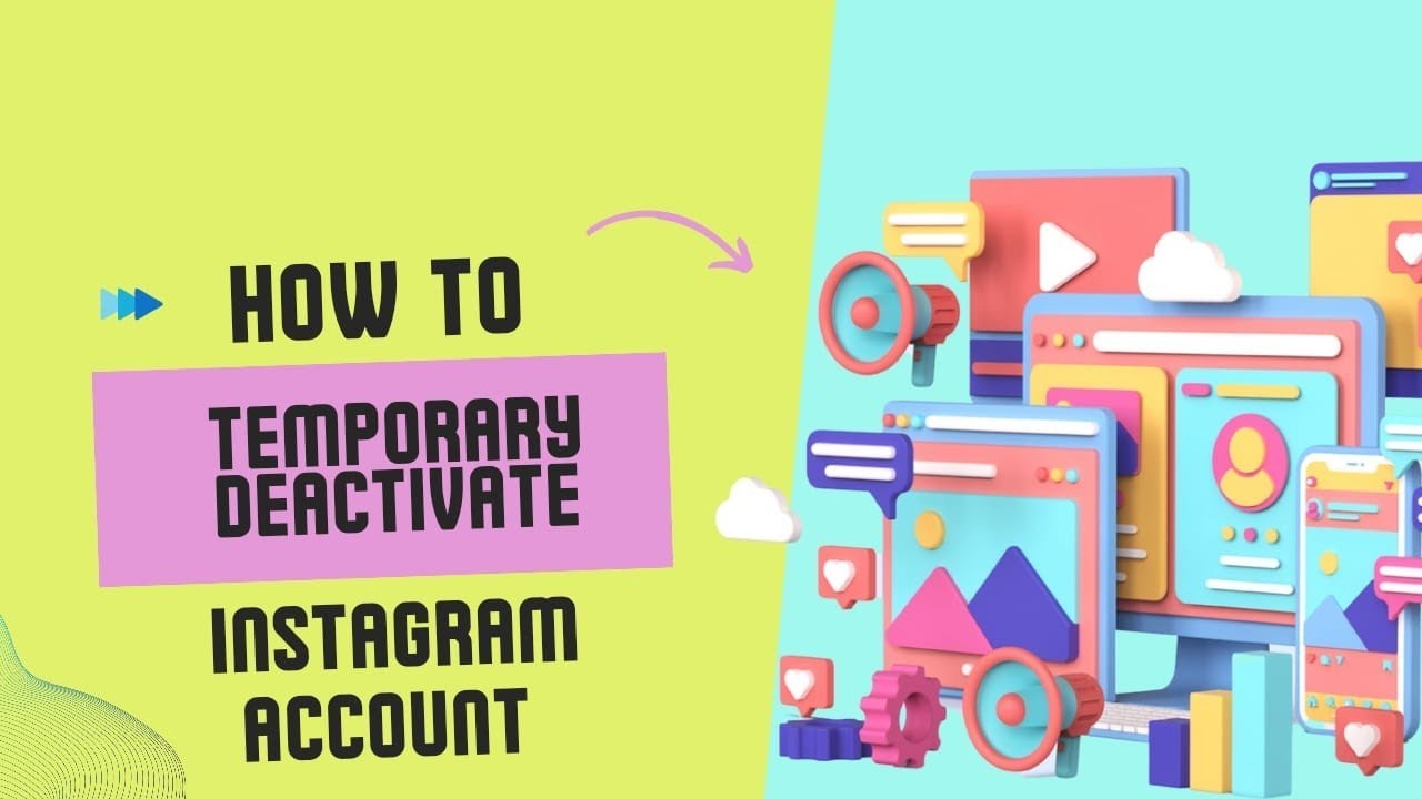 HOW TO TEMPORARY DEACTIVATE INSTAGRAM OWN ACCOUNT (FULL METHOD EXPLANATION)