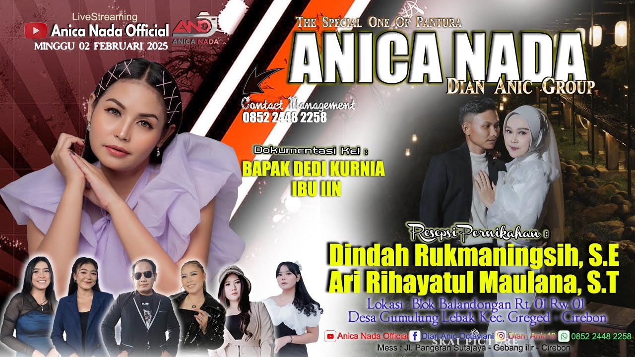 🔴LIVE ANICA NADA ( DIAN ANIC ) | EDISI SIANG 02 FEBRUARI 2025 | GUMULUNG LEBAK | GREGED I CIREBON