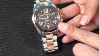 michael kors two tone watch mens