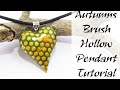 Polymer Clay Project: Autumns Brush Hollow Pendant Tutorial