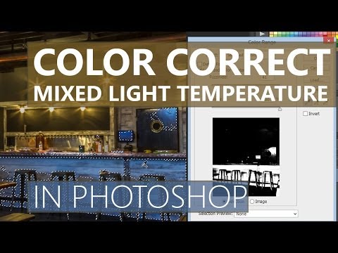 Color Correct Mixed Light Sources in Photoshop