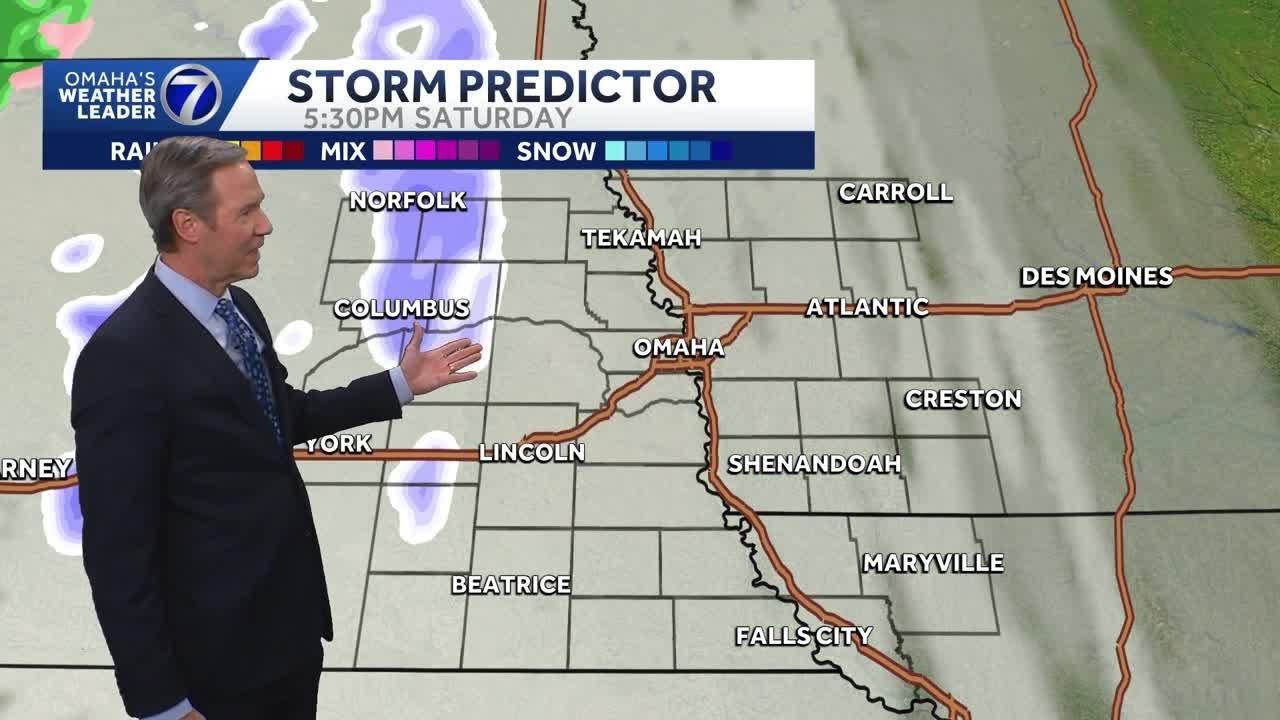 More cold and snow for the Omaha area - YouTube