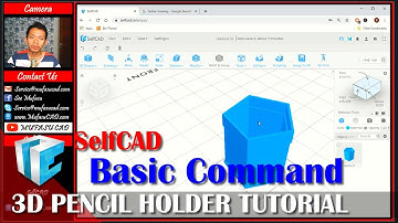 SelfCAD Basic Shape Command Tutorial For Beginner