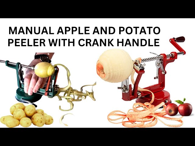 Crank Apple Potato Peeler Slicer Peeling Corer Tool Pampered Chef