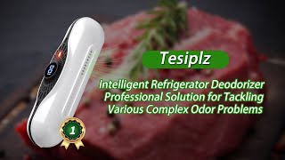 Tesiplz Fridge Deodorizer,Digital Reusable Refrigerator Odor Eliminator,Say Goodbye To Stinky Smell