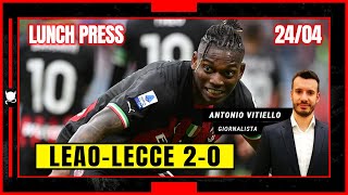 LEAO-LECCE 2-0 | LunchPress con Antonio Vitiello