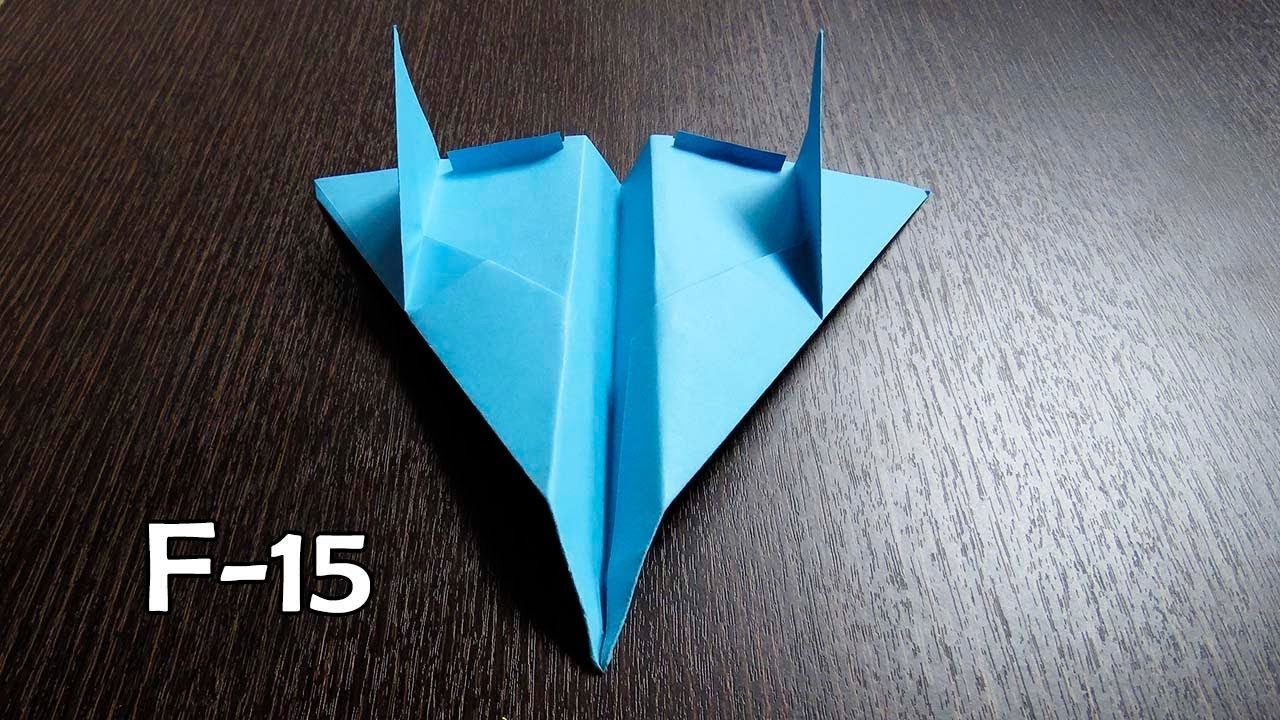 Como hacer un avión de papel facil