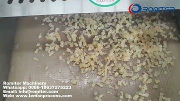 Automatic Pickled Lemon Slice Dicer Cutting Machine