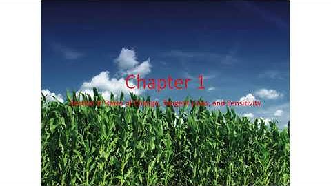 Calculus 1 4 Rates of Change, Tangent Lines, and Sensitivity