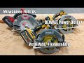 DEWALT FlexVolt 60V 7-1/4" Circular Saw DCS578 Vs Power Detect 20V  DCS574 Vs Milwaukee M18 2732-20