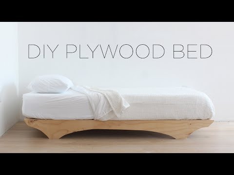 DIY Plywood Bed