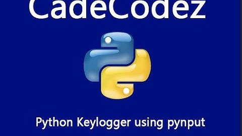Python Keylogger in Only 8 Lines (pynput)