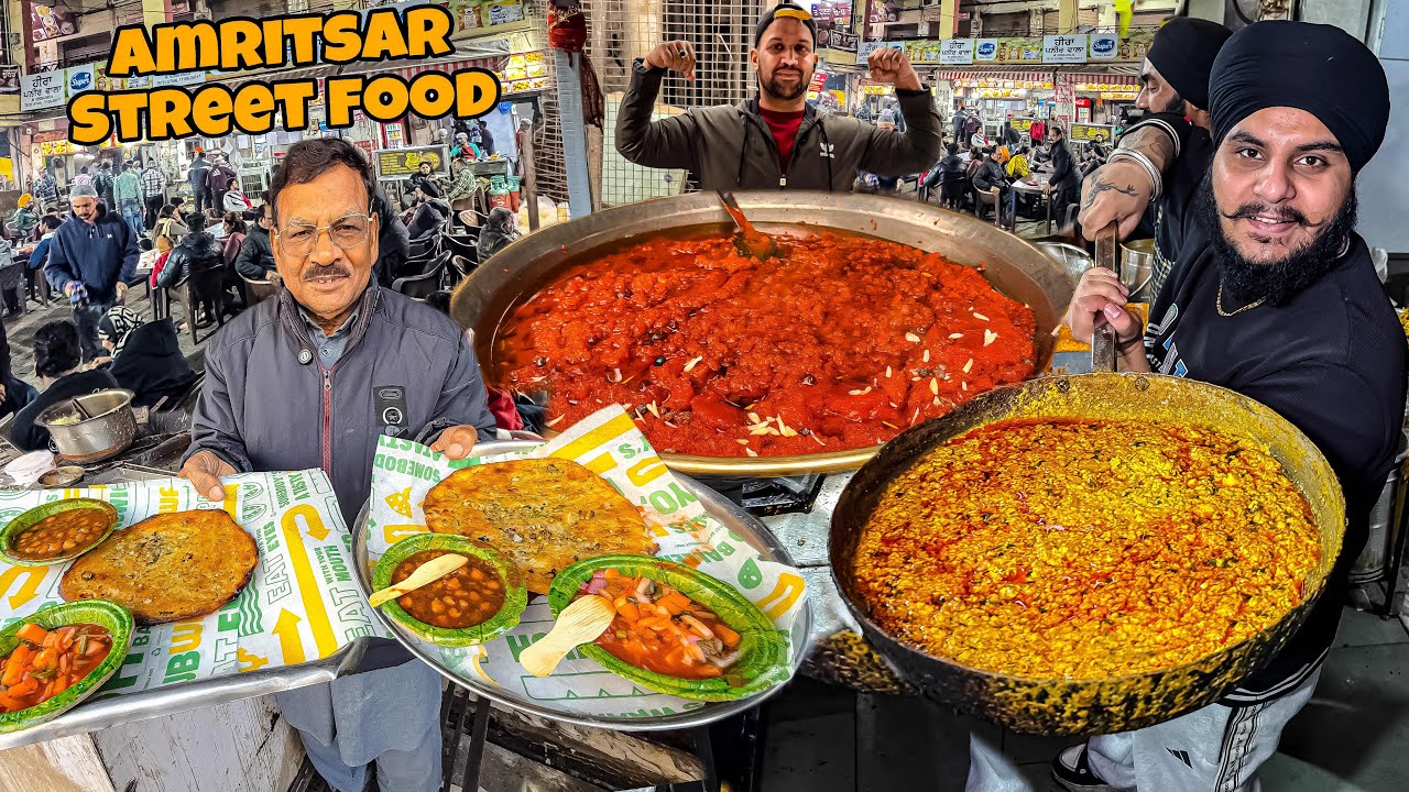 Amritsar Best Street Food | Amritsar Street Food Tour | Desi Ghee Street Food | Indain Street Food