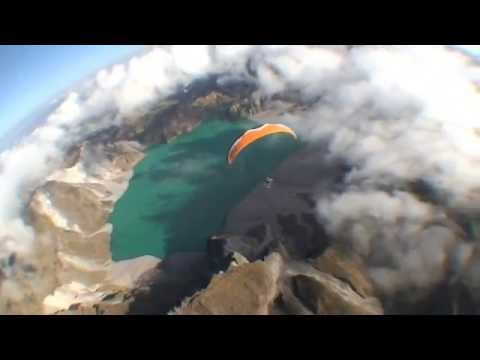 Philippines, flight over the Pinatubo volcano
