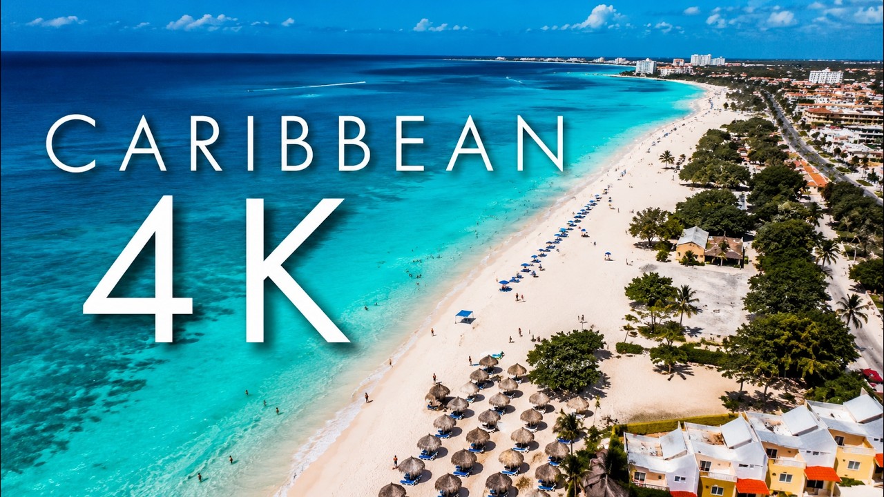 THE CARIBBEAN IN 4K 🌴 | 35 Minutes of Paradise | Cinematic Drone Film