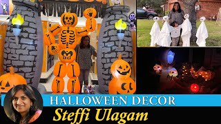 Halloween Decorations Vlog in Tamil | Halloween shopping Vlog in Tamil | Making funny ghosts at home