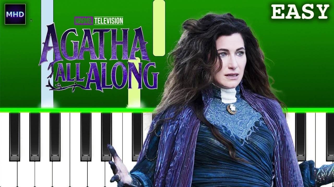 The Ballad of the Witches' Road - Agatha All Along - Piano Tutorial