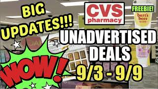 CVS UNADVERTISED DEALS (9/3 - 9/9) | IMPORTANT UPDATES &  NEW DEALS 🔥