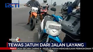Pengendara Motor Jatuh dari Jalan Layang Hingga Tewas di Pekanbaru #SIP 02/12
