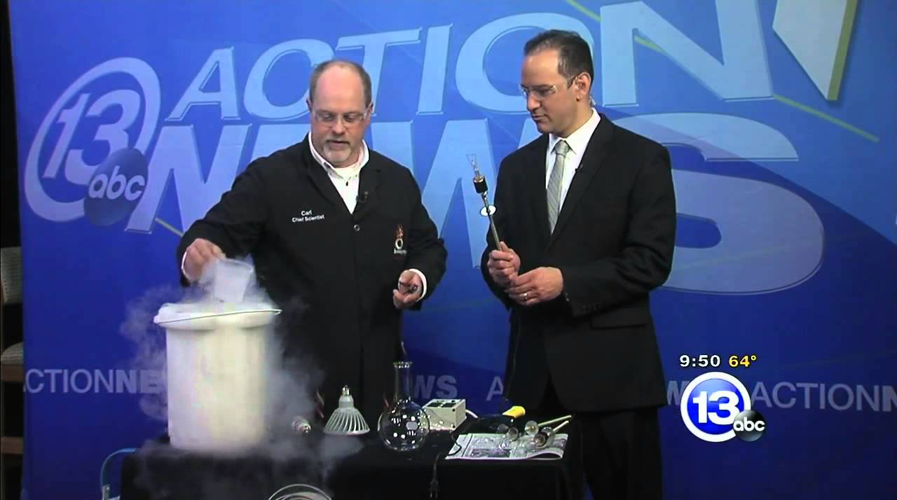 200 watt light bulb in liquid nitrogen YouTube