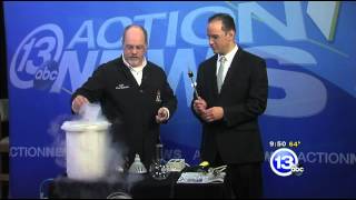 200 watt light bulb in liquid nitrogen screenshot 4