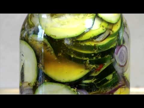Video: Yuav Ua Li Cas Ua Kom Qab Pickled Zucchini