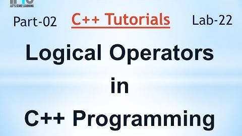 Logical Operators in C++ Explanation in Urdu by IT4Solutions Vedeo 23