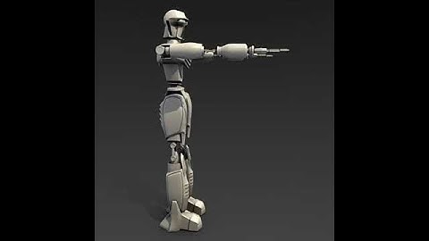 3D Model of robot from movie Review