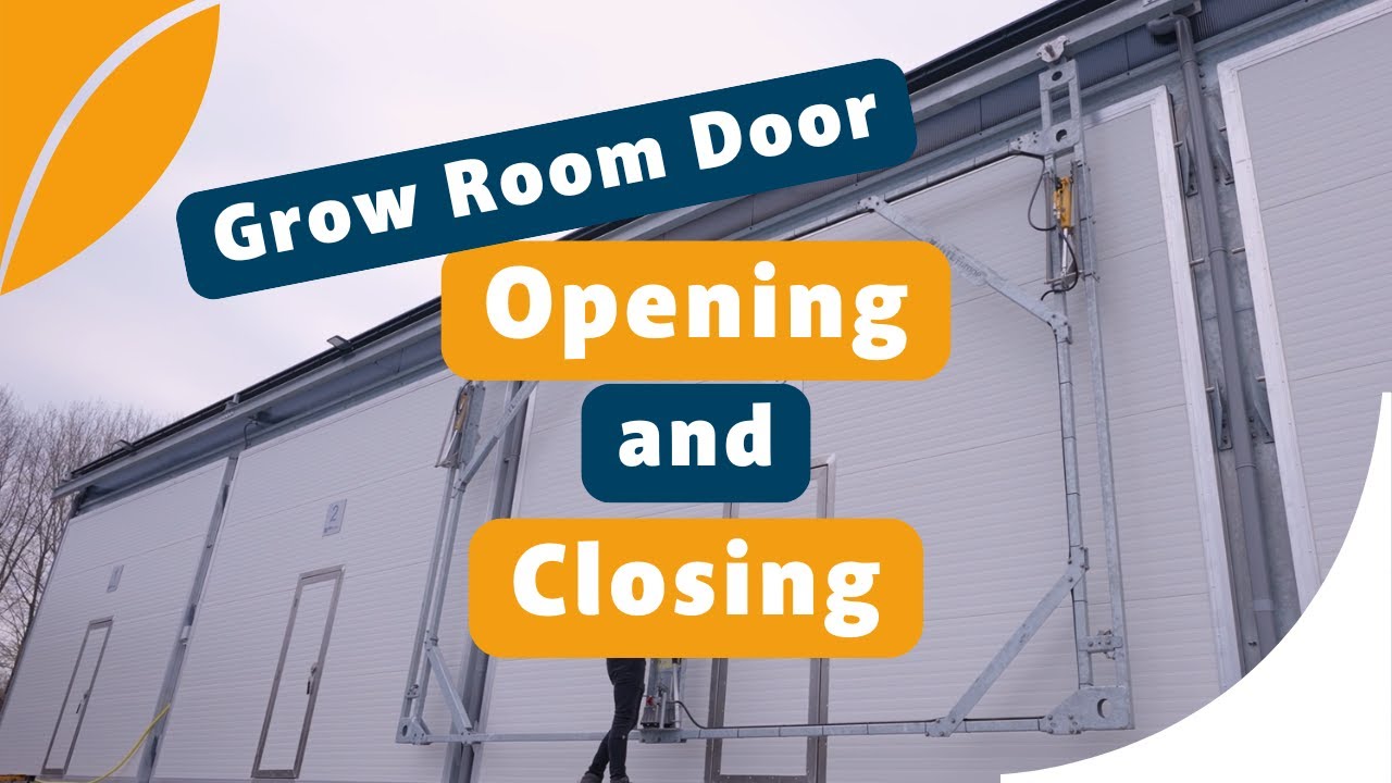 Opening and Closing a Grow Room Door for Mushroom Farms YouTube