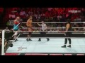 2 ضد 1 رومان رينز ضد ريباك و كورتيي اكسل عرض الرو تاريخ 2014