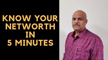 Invest 5 minutes to Know the  BEST method to calculate your NETWORTH | Financial Awareness | Hindi