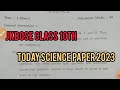 JKBOSE CLASS 10th SCIENCE Today paper 2023 #jkbose #jkbosenewstoday