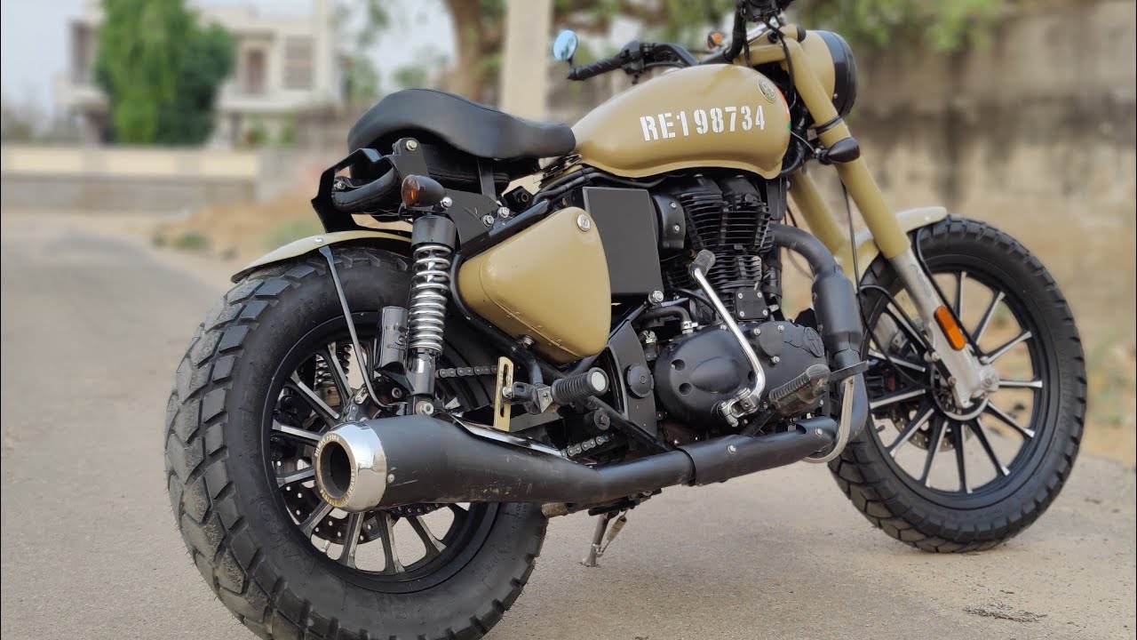 Royal Enfield classic 350 signal modifications | Bullet modified ...