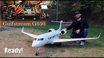 Installing the electronics in my Gulfstream G650 RC airplane | Part 7