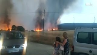 El fuego vuelve a arrasar la sierra de Zamora